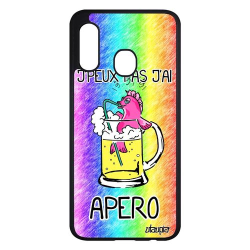Coque Pour Samsung Galaxy A20e Silicone Jpeux Pas J'ai Apero Humour 4g Vert Humoristique Poisson Drole Bumper De Protection Antichoc