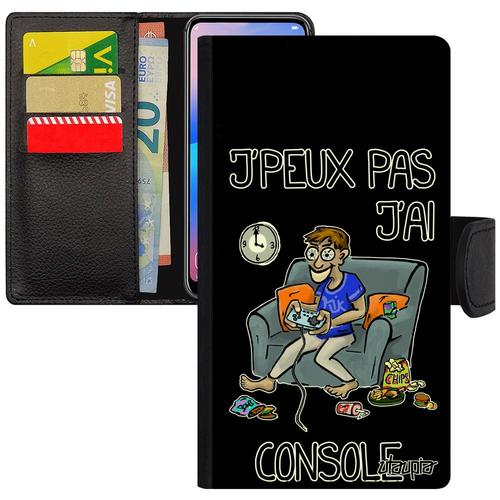 Coque J'peux Pas J'ai Console Iphone 11 Cuir Play Housse Humour Texte Geek Jpeux Humoristique Bd Jeux Video Etui Smartphone De