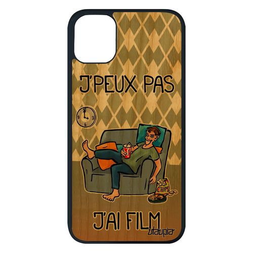 Coque Silicone Iphone 11 Pro Max En Bois J'peux Pas J'ai Film Drole Je Cinema Television Humoristique 128 Go De Made In France