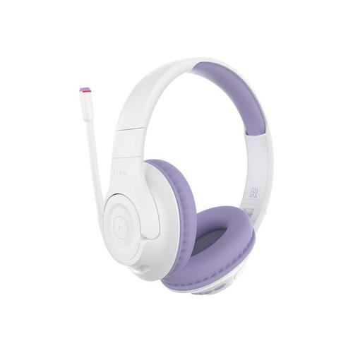 Belkin SoundForm Inspire - Écouteurs avec micro - circum-aural - Bluetooth - sans fil, filaire - jack 3,5mm - lavande