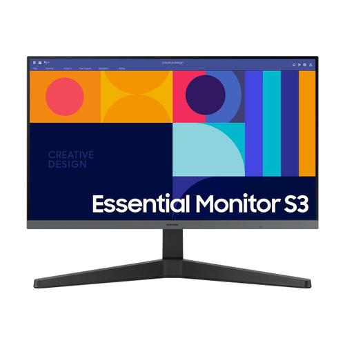 Samsung S24C332GAU - S33GC Series - écran LED - 24" - 1920 x 1080 Full HD (1080p) @ 100 Hz - IPS - 250 cd/m² - 1000:1 - 4 ms - HDMI, DisplayPort - noir