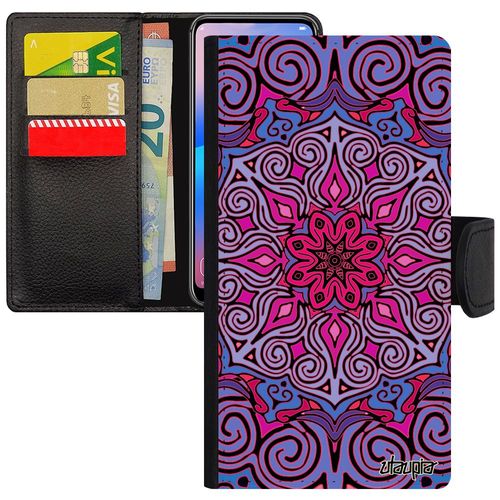 Coque Iphone 11 Pro Max Portefeuille Mandala 128 Go Personnalisé Rosace Original Hindou Portable Coloré Cadeau Saint Valentin