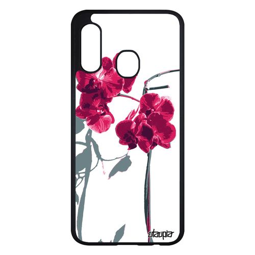 Coque Silicone Orchidée Fleur Samsung Galaxy A20e Floral Cadeau Fete Des Meres Housse Jolie Tropical Love Etui Exotique Rose Alu De