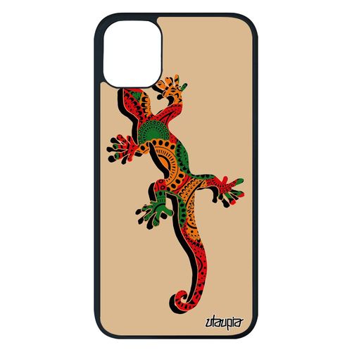 Coque Iphone 11 Pro Max Silicone Salamandre Housse Esprit Du Feu 128 Go Animaux Noir Fille Jamaique Animal Rasta Reptile 4g De