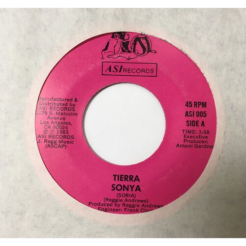 Tierra - Sonya / Body Heat [7-Inch Single]