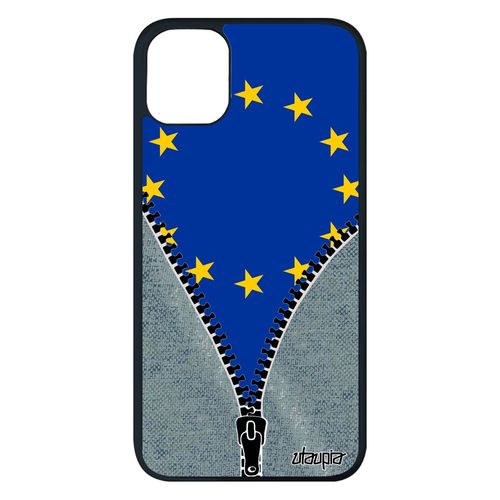 Coque Pour Iphone 11 Pro Max Silicone Drapeau Ue Europeen Europe Jeans Pas Cher 128 Go Tpu Telephone Housse Union Europeenne