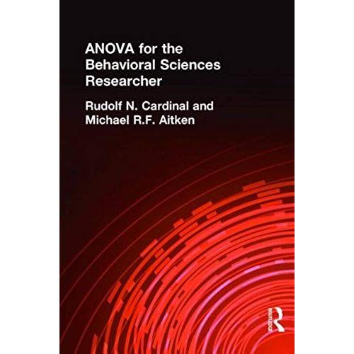 Anova For The Behavioral Sciences Researcher