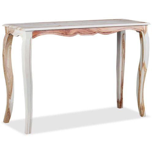 Table Console Bois De Sesham Massif 110 X 40 X 76 Cm