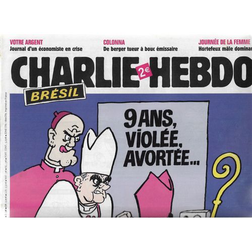 Charlie Hebdo N°873 9 Ans Violee Avortee