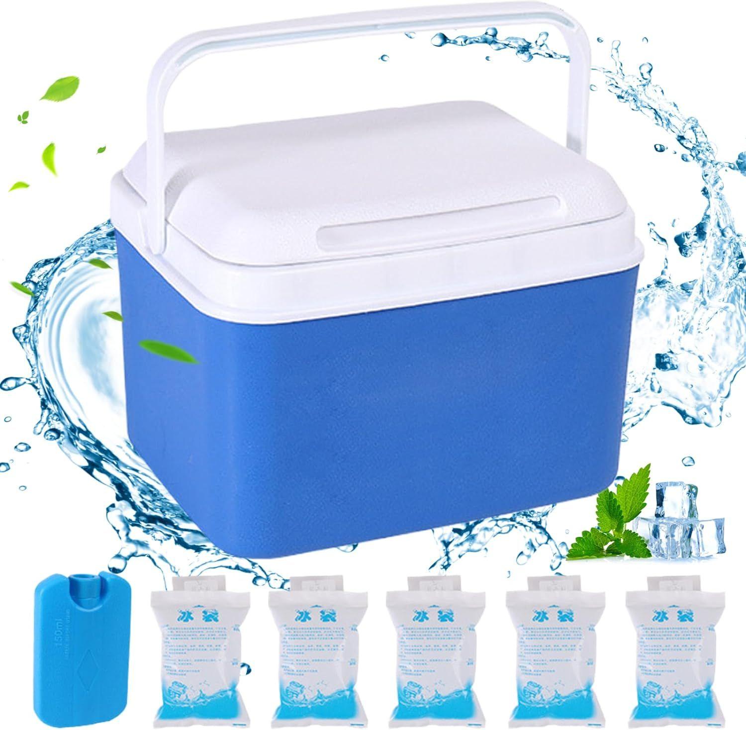 Bleue Bote  Lunch Dure, Mini Glacire, 5qt Isol Petit Ref...