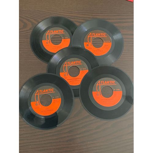 Aretha Franklin - Lot De 5 Vinyles 45 Tours