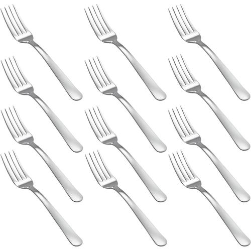 Fourchettes De Table Acier Inoxydable Lot Fourchette Lavable Au Lave-Vaisselle Fourchette Inox Fourchettes De Table Inox Couvert Fourchette Fourchette De Table (12 Pièces)