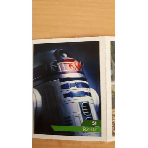Carte Leclerc Star Wars 2019 R2-D2 Numéro 51