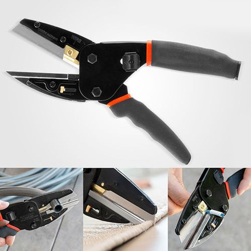 SHOP-STORY - Outil de coupe 3 en 1 : ciseaux multifonctions, coupe-câble, et cutter