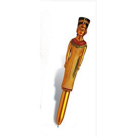 Stylo Bille Trésor D'egypte En Résine D 'art Peint A La Main