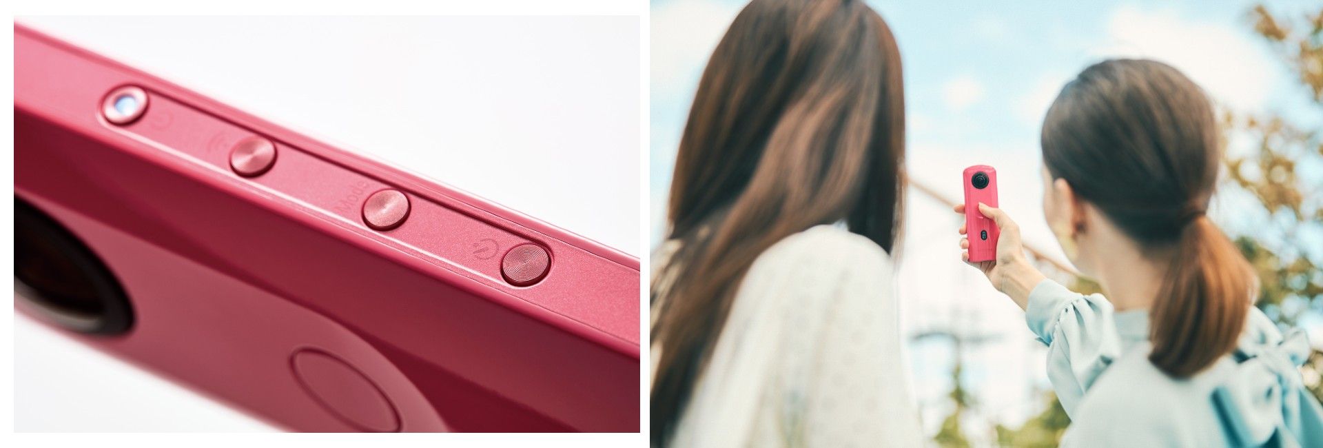 Ricoh Theta SC2 Cam�ra 360� Rose image 1 | Rakuten