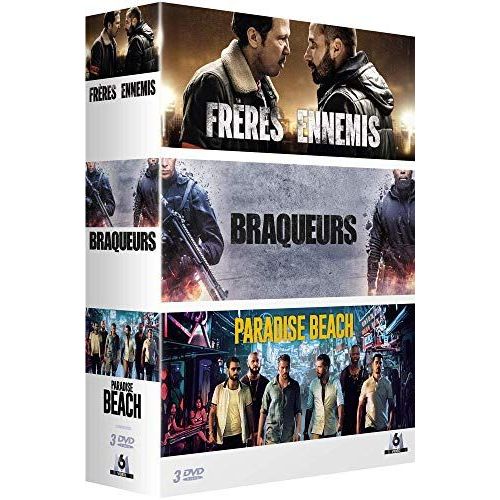 Coffret Thriller : Frères Ennemis + Braqueurs + Paradise Beach - Pack