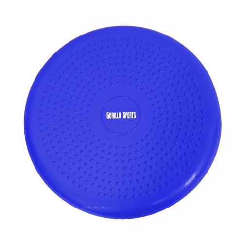 Gorilla Sports - Coussin D'assise Gonflable Avec Picots Ø 33 Cm - 9 Coloris - Couleur : Bleu