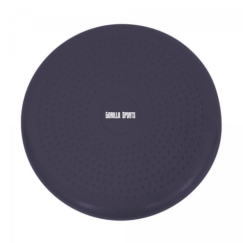 Gorilla Sports - Coussin D'assise Gonflable Avec Picots Ø 33 Cm - 9 Coloris - Couleur : Gris