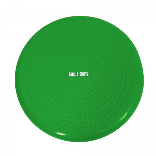 Gorilla Sports - Coussin D'assise Gonflable Avec Picots Ø 33 Cm - 9 Coloris - Couleur : Vert
