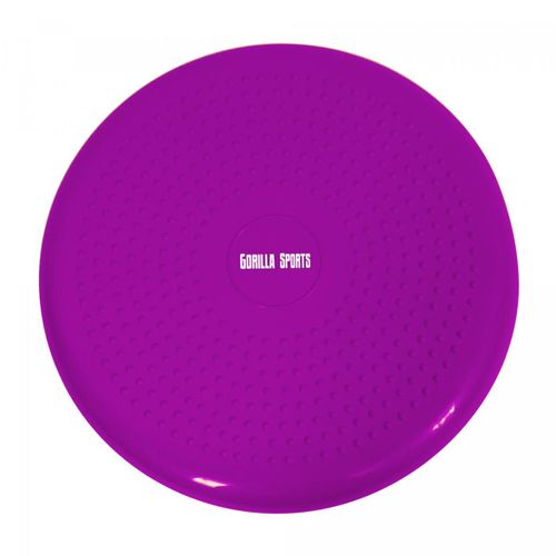 Gorilla Sports - Coussin D'assise Gonflable Avec Picots Ø 33 Cm - 9 Coloris - Couleur : Violet