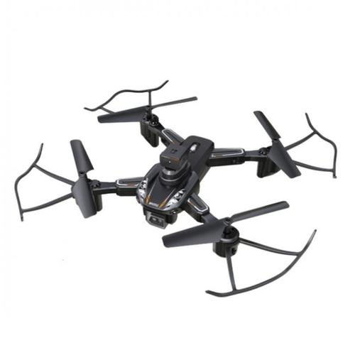 Drone Télécommandé 4k Photographie Aérienne Double Objectif Évitement D'obstacles À Quatre Côtés Avion Pliant Noir-Générique