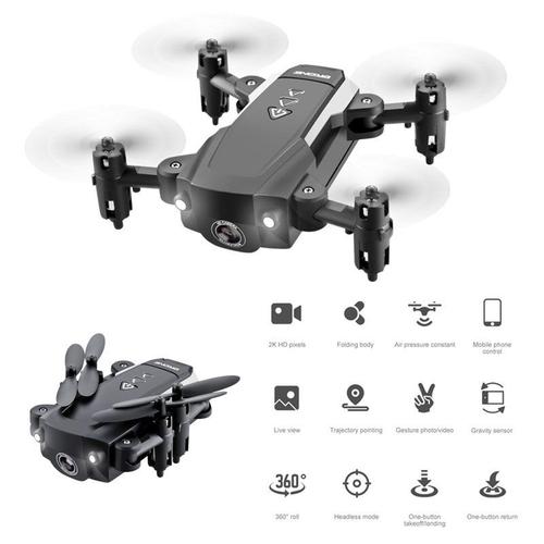 Kk8 Mini Drones Pliables Rc Fpv Quadrirotor Hd Caméra Wifi Fpv Drone Selfie Rc Hélicoptère Juguetes Jouets Pour Garçons Filles Enfants Sans Caméra-Générique