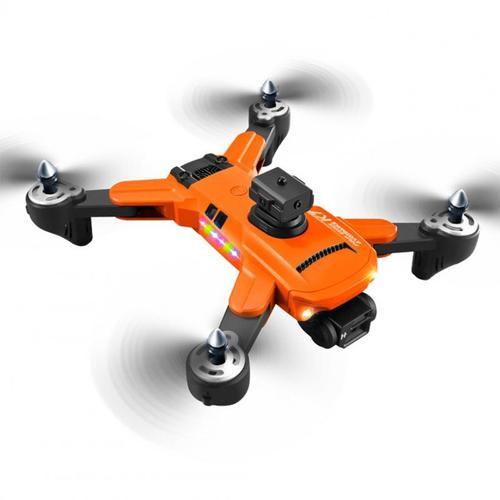 K7 Rc Drone 5g Wifi 4k Hd Caméra Lumière Led 2.4g Signal 3 Axes Anti-Secouement Cardan Esc Avec Flux Optique Quadrirotor Orange-Générique