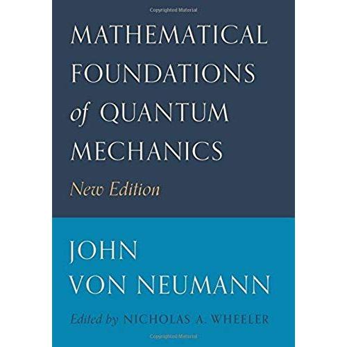 Mathematical Foundations Of Quantum Mechanics