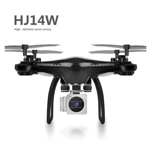 Hj14w Wi-Fi Télécommande Aérienne Photographie Drone Hd Caméra 200w Pixel Uav Cadeau Jouet Blcak-Générique