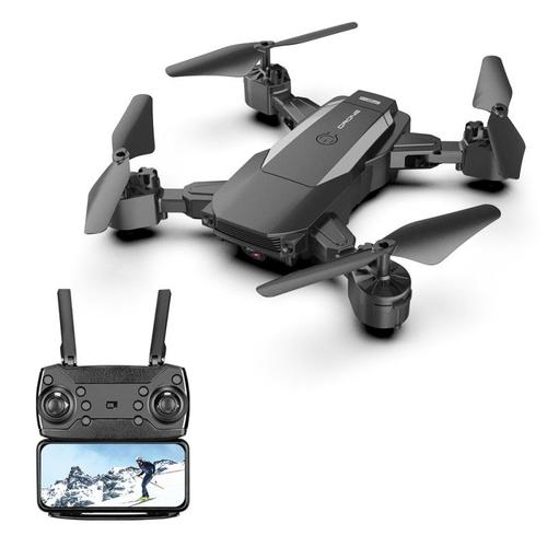 Drone Rc Sans Fil F84 Quadcopter Avec Caméra Hd 4k/5mp/0,3mp Wifi Fpv Hélicoptère Avion Pliable Pour Enfants Cadeau Jouet Noir_0.3mp 1b-Générique