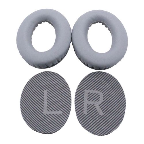 Coussinets d'écouteurs casque de Remplacement pour Bose QC35 gris