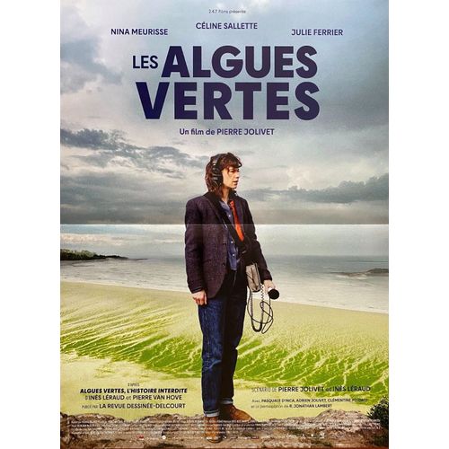 Les Algues Vertes - Affiche Originale De Cinéma - Format 40x60 Cm - Un Film De Pierre Jolivet Avec Céline Sallette, Nina Meurisse, Pasquale D'inca, Adrien Jolivet, Julie Ferrier - 2023