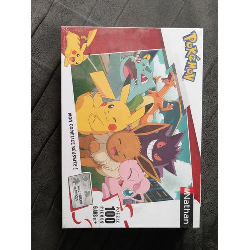 Nathan - Puzzle Enfant - 100 Pièces - Pikachu Et Les Pokémon