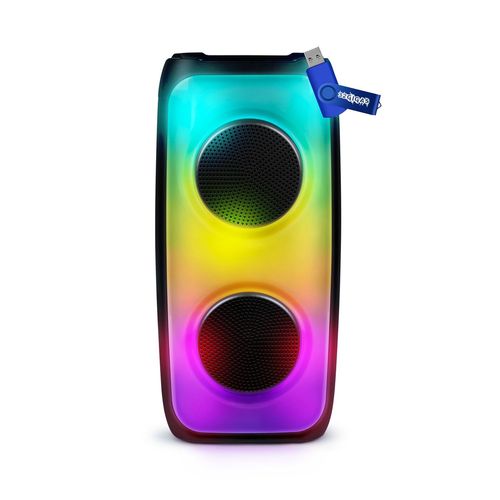 Enceinte Autonome DJ BIG BEN PARTY PARTYBTHPM - 50W - Bluetooth 5.0 USB SD - effets lumineux LED -mega Basses+ clé USB 32go