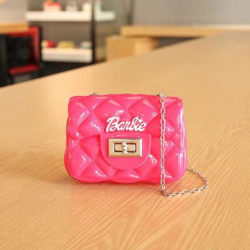 Barbie sac de dessin animé sac de gelée pour enfants porte-monnaie sac de téléphone