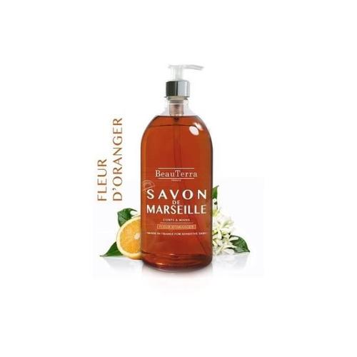 Beau Terra Savon De Marseille À La Fleur D'oranger 300ml 