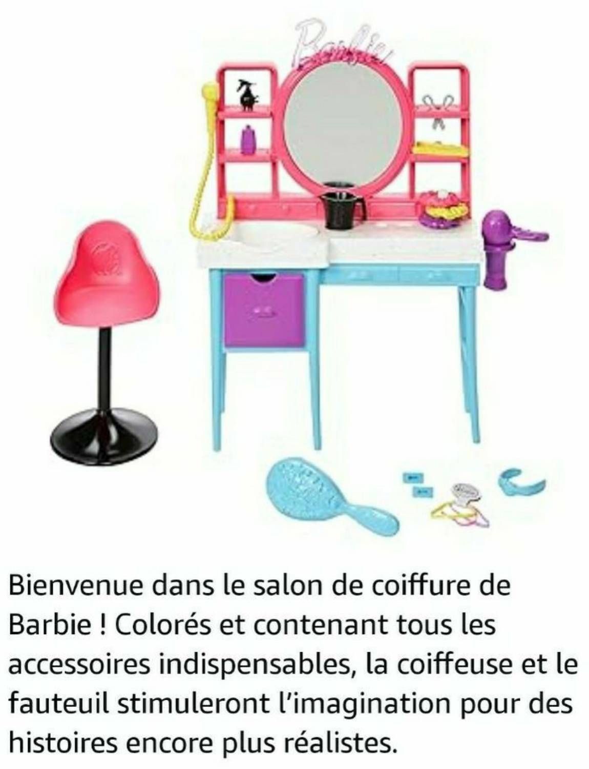 Barbie Et Son Salon De Coiffure Mattel