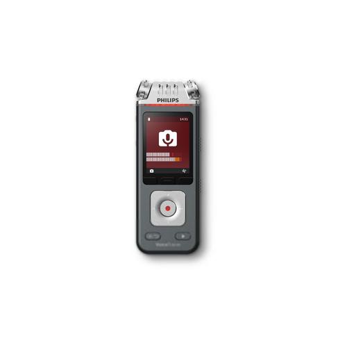 Philips Digital Voice Tracer DVT7110 - Enregistreur vocal - 8 Go - chrome, anthracite