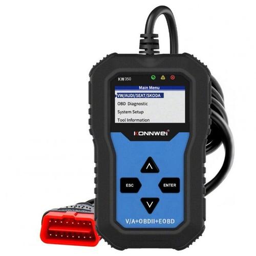 Scanner De Diagnostic De Voiture Kw350,Localisateur De Lecteur De Code,Système De Freinage Abs,Boîtier De Transmission,Outil De Balayage Du Moteur