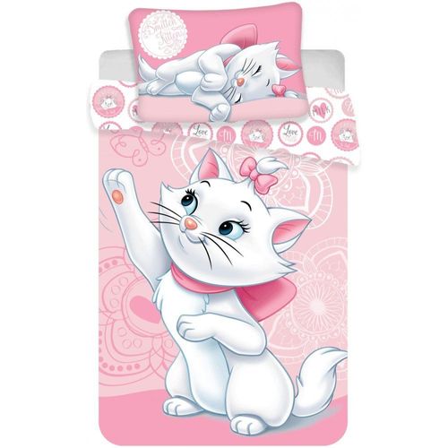 Parure Housse De Couette + Taie Marie Des Aristochats - 100 X 135 Cm