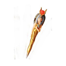 Stylo Bille Trésor D'egypte En Résine D 'art Peint A La Main