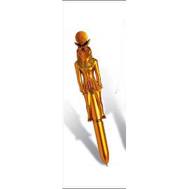 Stylo Bille Trésor D'egypte En Résine D 'art Peint A La Main