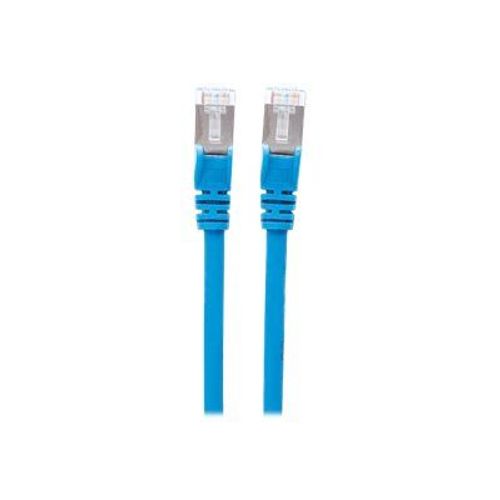Intellinet Network Patch Cable, Cat6A, 0.5m, Blue, Copper, S/FTP, LSOH / LSZH, PVC, RJ45, Gold Plated Contacts, Snagless, Booted, Lifetime Warranty, Polybag - Cordon de raccordement - RJ-45 (M)...