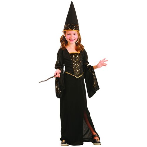 Déguisement Magicienne Fille - Taille: S 4-6 Ans (110-120 Cm)