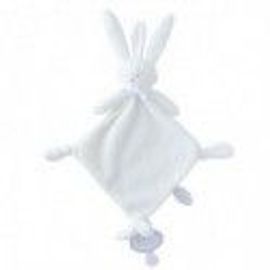 Doudou Dimpel Lapin Blanc Ella Attache Tetine