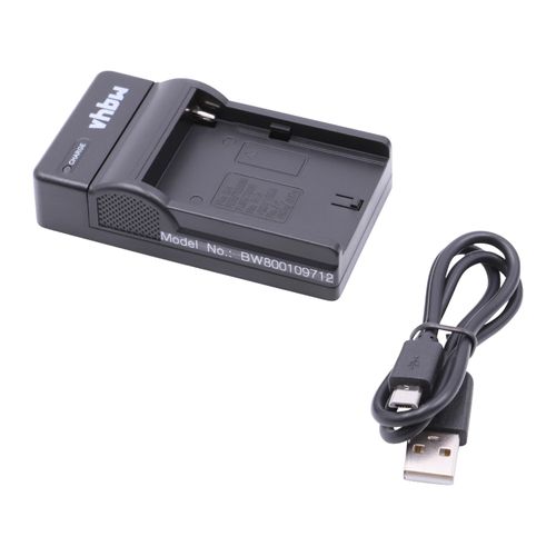 vhbw Chargeur USB compatible avec Hitachi VM-BPL 13, VM-BPL 27 (batteries)
