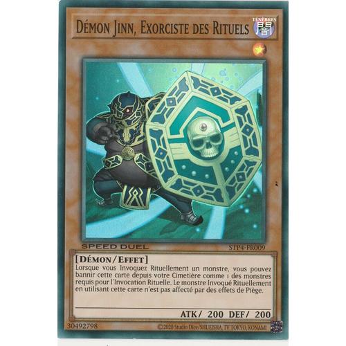 Yu Gi Oh Stp4 Fr009 Démon Jinn Exorciste Des Rit Super Rare