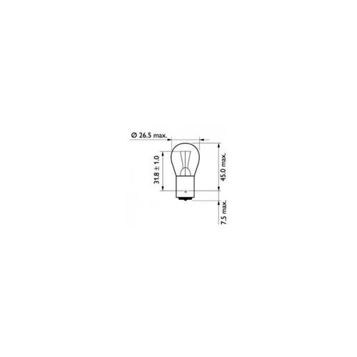 Ampoule Philips 13498cp P21w 13498 24v