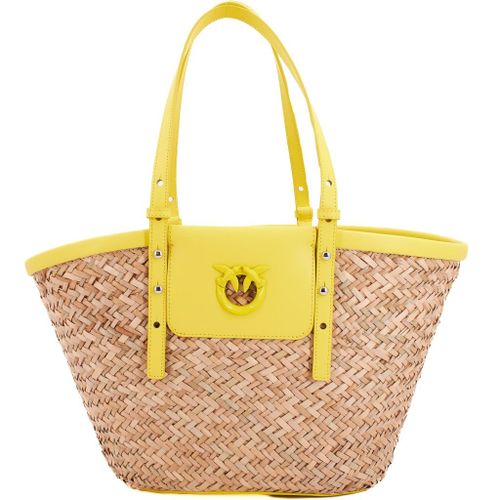 Pinko LOVE SUMMER BASKET Colour Jaune